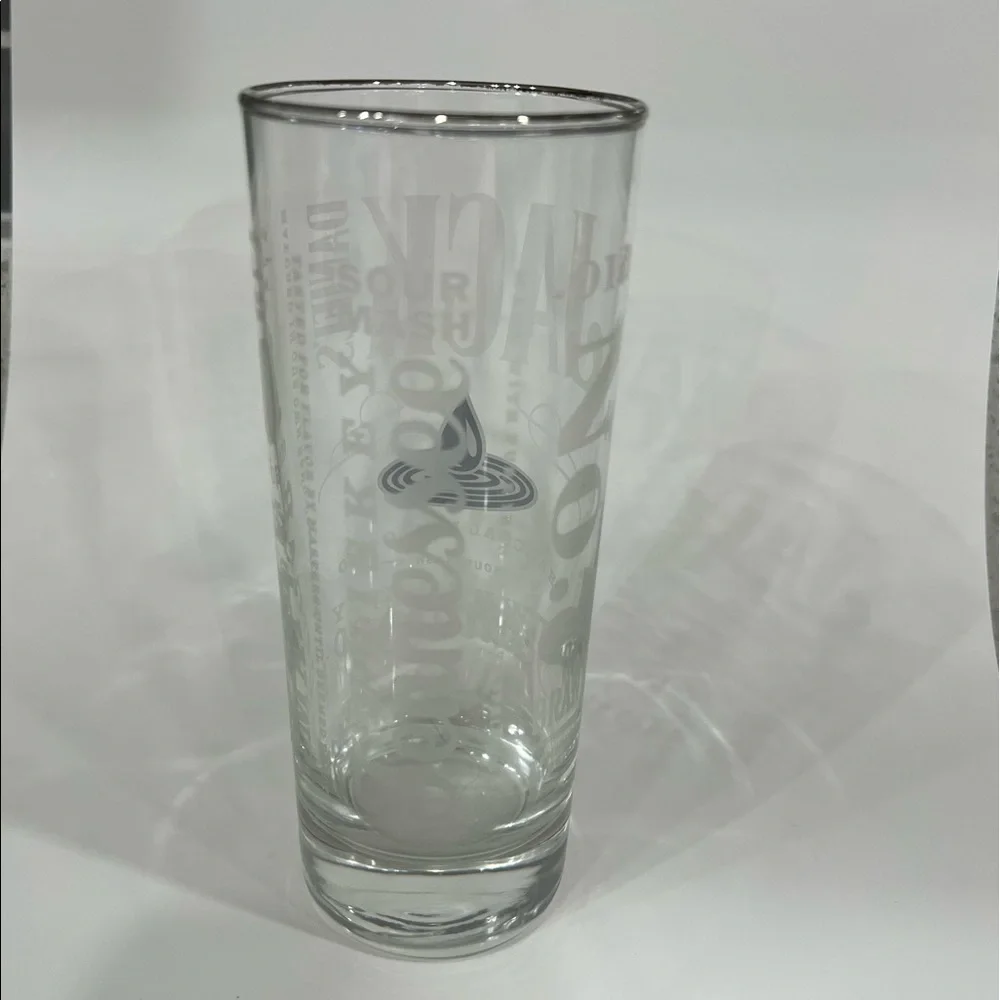 EUC Vintage Jack Daniels Old No 7 Whiskey Charcoal Mellowed Sour Mash Glass
